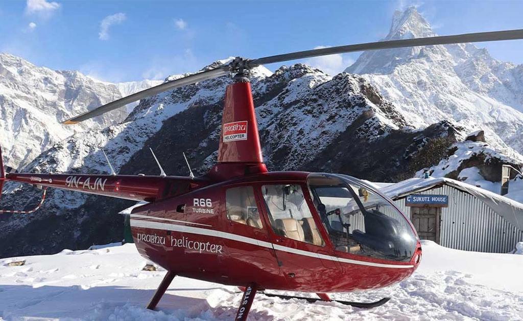 Mardi Himal Heli 2026: 90-Min Pokhara Base Camp Landing