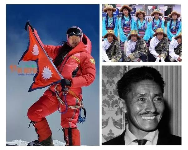 The traditional and famous Sherpa people of Nepal