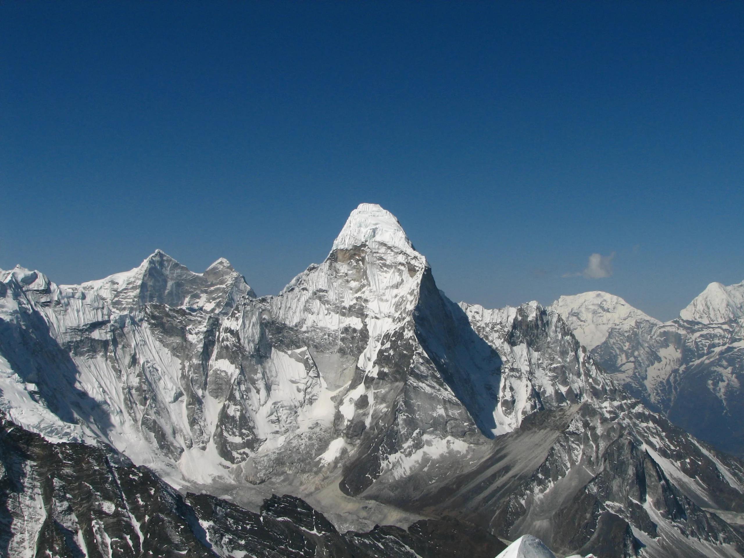 Island Peak Mountan in Nepal